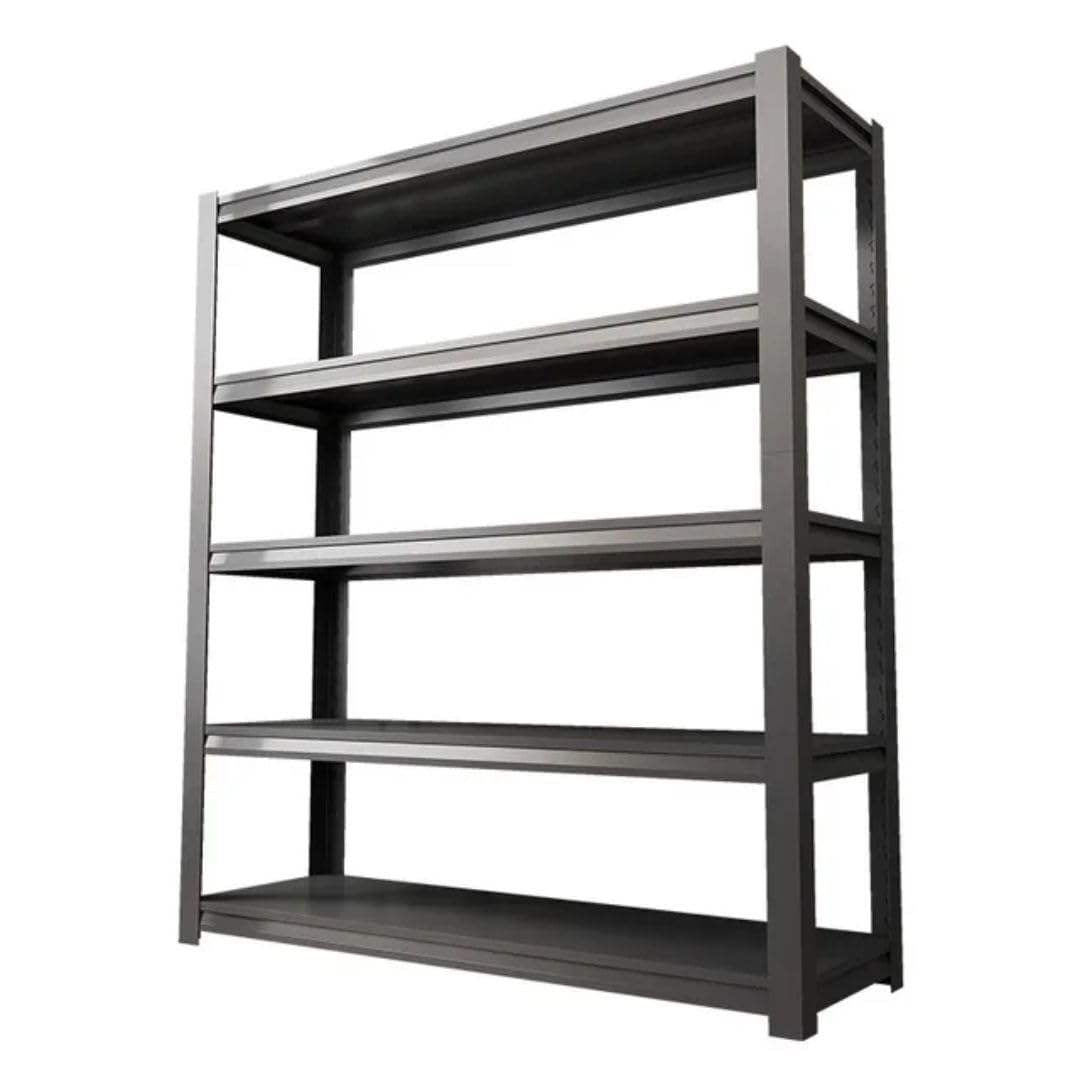 5-Tier Adjustable Industrial Rack for Warehouse and Organization