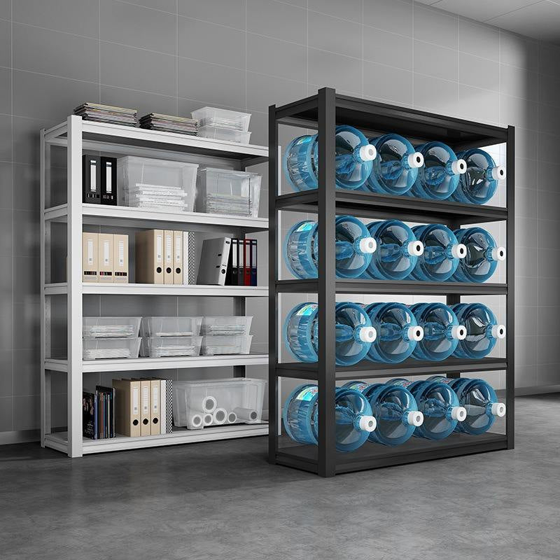 5-Tier Adjustable Industrial Rack for Warehouse and Organization