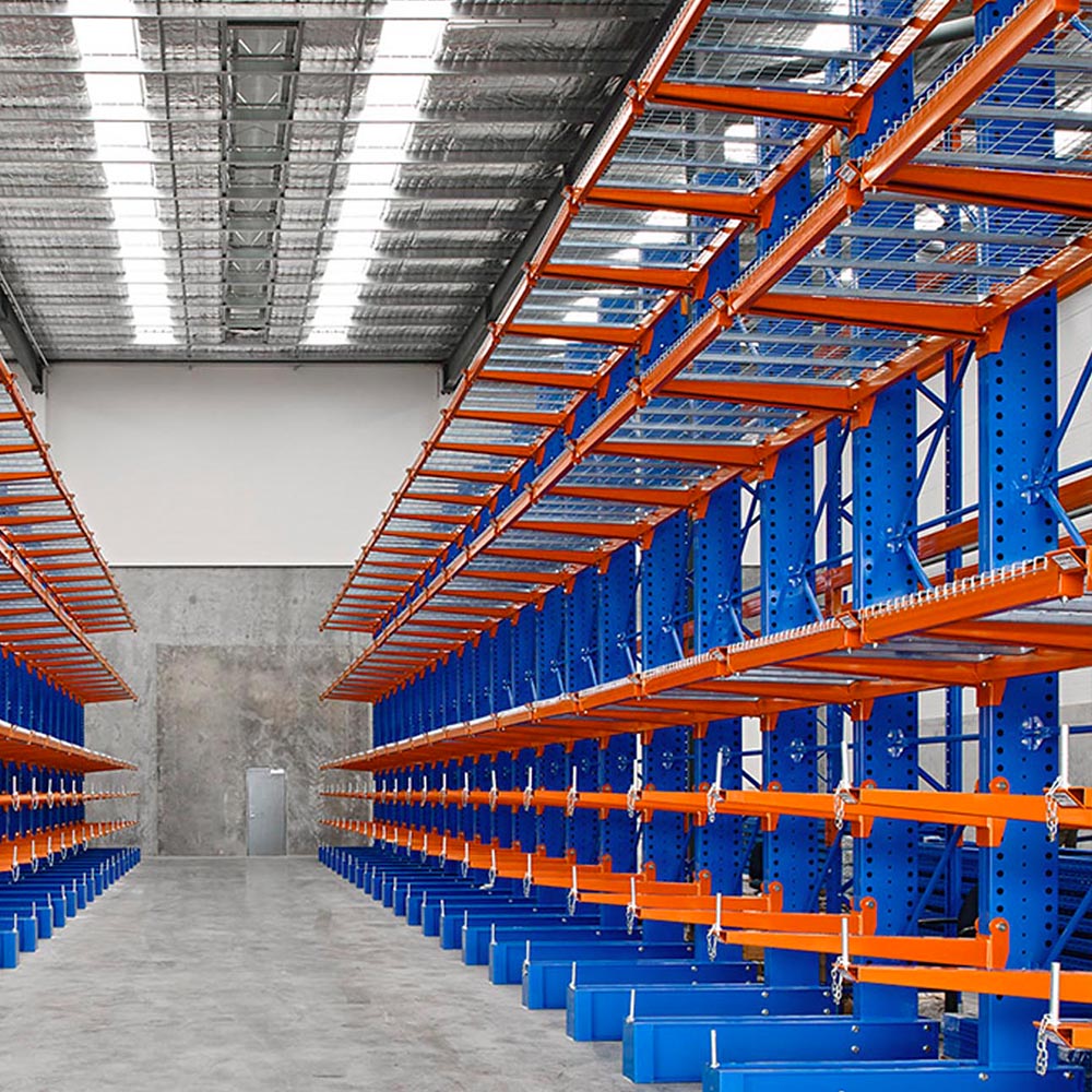 Heavy Duty Steel Long Arm Cantilever Racking System