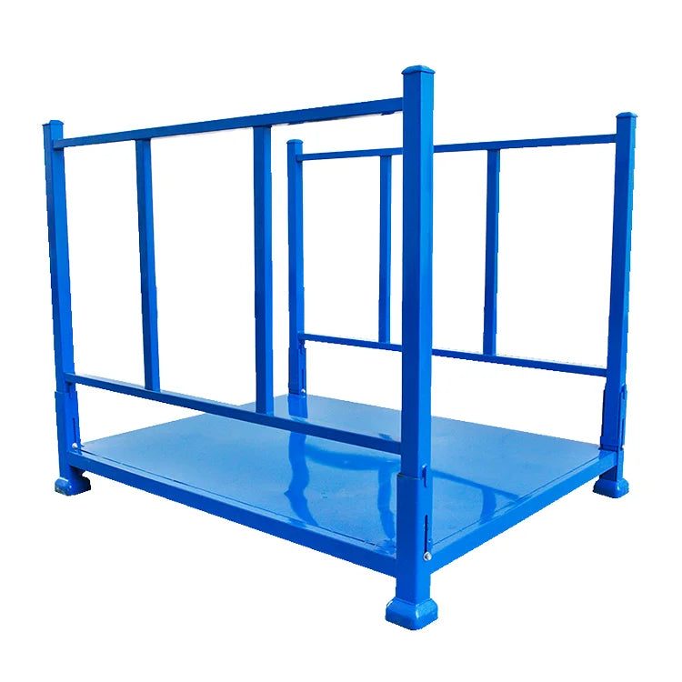 Light Duty Steel Storage Rack, Powder Coated Stackable Tire Rack with Large Load Capacity, Movable Pallet Rack 1-5 Layers