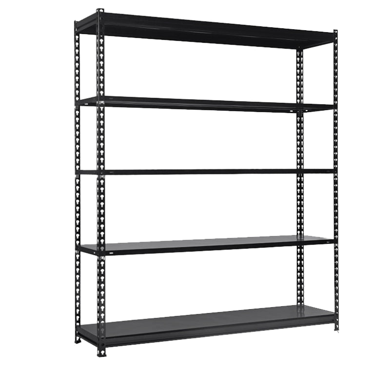 Boltless Steel 5-Layer Adjustable Shelving Rack for Home Garage Warehouse