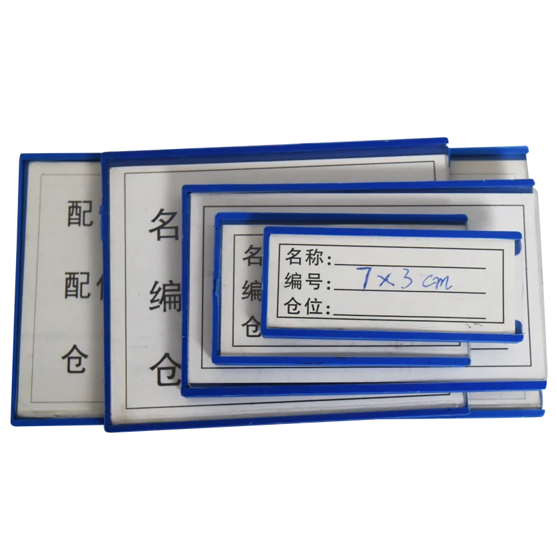 Heavy Duty Magnetic Warehouse Labels, Reusable Waterproof Rack Shelf Tags for Industrial Storage Bins and Pallet Racking