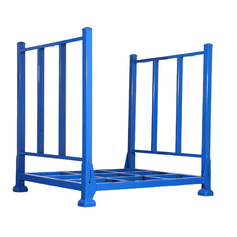 Light Duty Steel Storage Rack, Powder Coated Stackable Tire Rack with Large Load Capacity, Movable Pallet Rack 1-5 Layers
