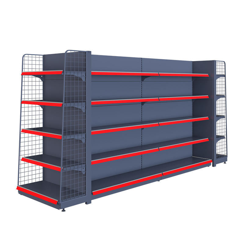 Heavy Duty Cold-rolled Steel Supermarket Rack Display