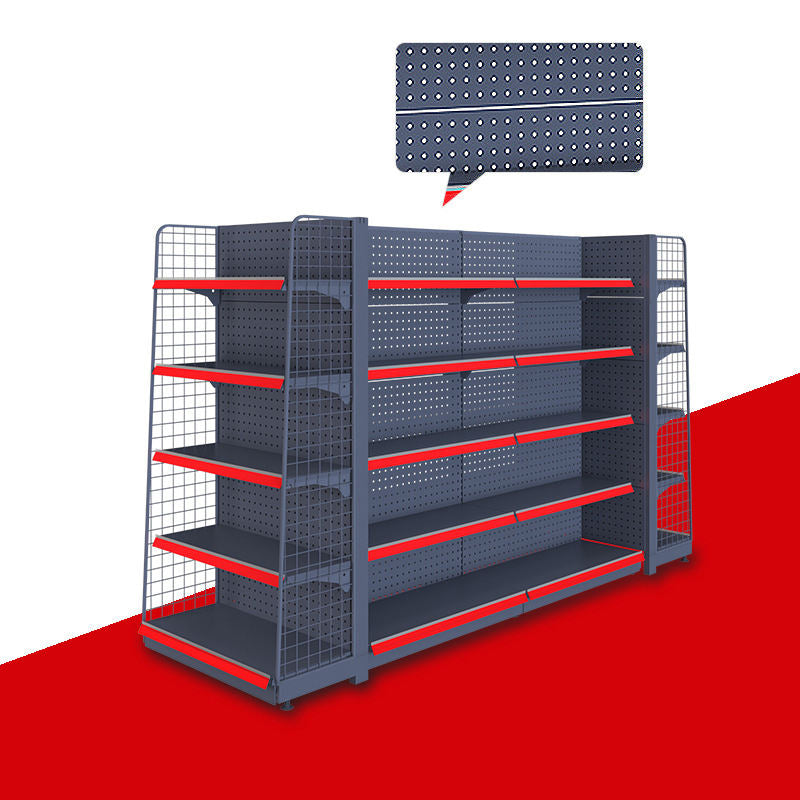 Heavy Duty Cold-rolled Steel Supermarket Rack Display