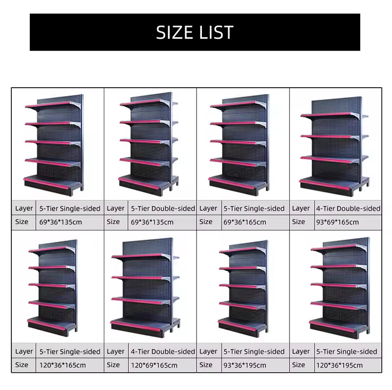 Supermarket Retail Shelving Display Racks