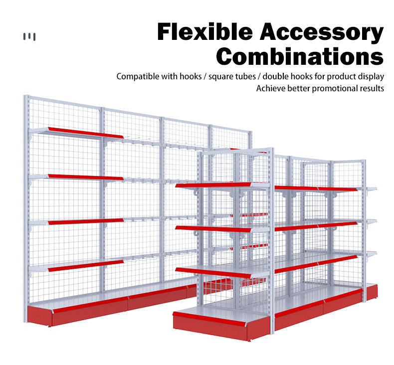 Retail Display Gondolas Shelves Racks Shelving for Supermarket Retail