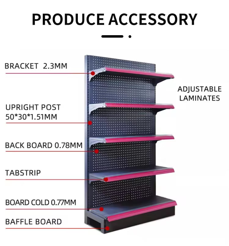 Supermarket Retail Shelving Display Racks