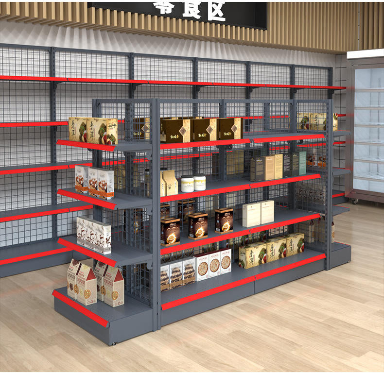 Retail Display Gondolas Shelves Racks Shelving for Supermarket Retail
