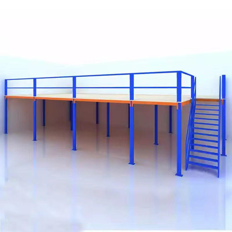 Customized Heavy Load Wood Steel Mezzanine Floor Rack Storage Shelf Racking System