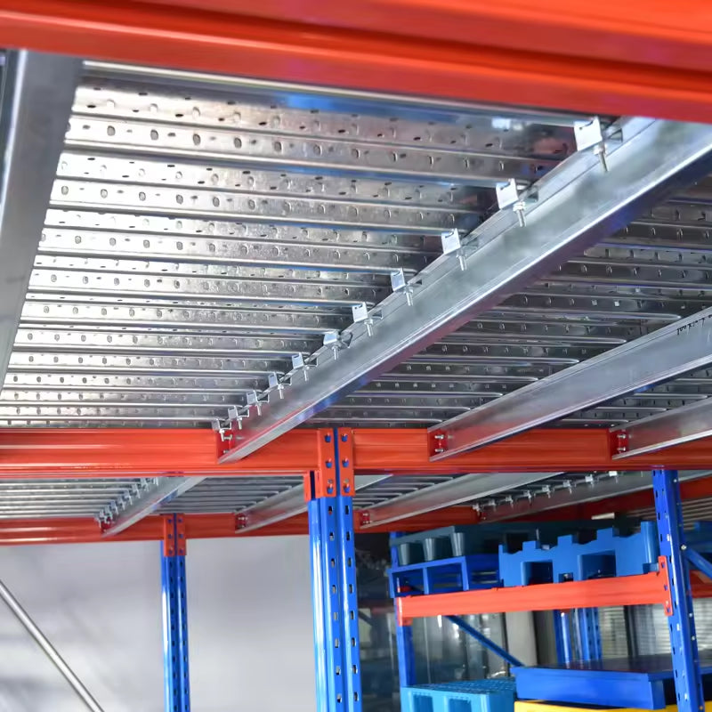 Heavy-Duty Customizable Steel Mezzanine Floor Racking System