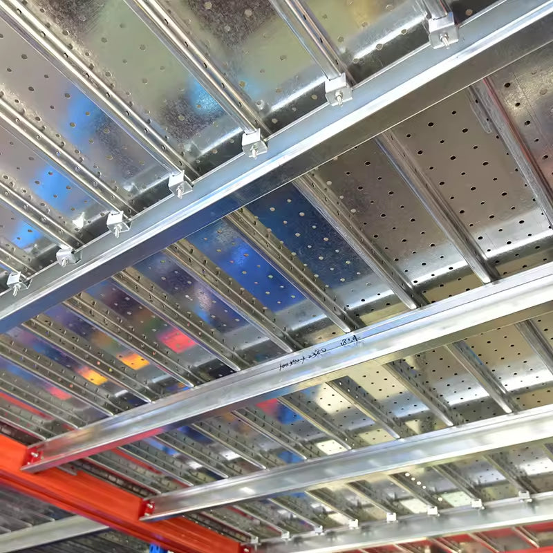 Heavy-Duty Customizable Steel Mezzanine Floor Racking System