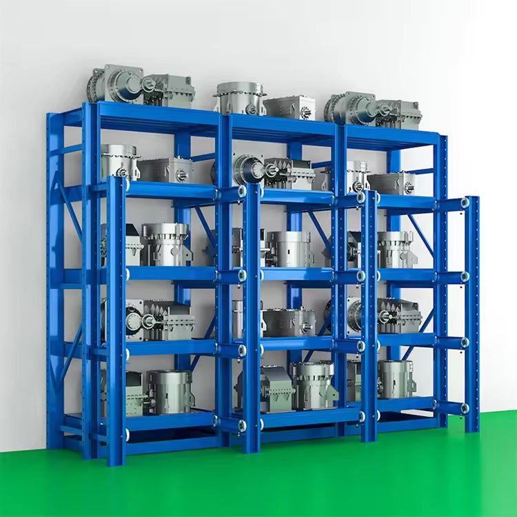Industrial Mold Rack with Fully Open Drawers