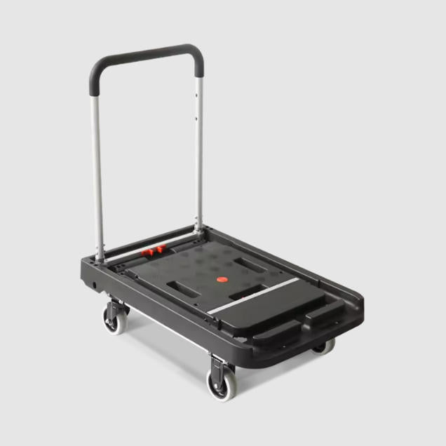 Heavy-Duty Compact Platform Push Cart Folding Utility Trolley